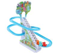 Gogogmee 1Set Wear Resistant Dinosaur Track with Light Music Engaging Plaything for Boys Construction for Long Term Fun for Manual Skills Development