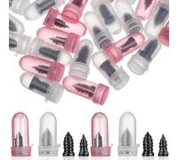 Gogogmee 2 Boxes Tire Puncture Repair Plug Kit with Rubber and Metal Nails for Quickly Repairing Tires on Cars and Electric Vehicles Sturdy Repair Tool to Extend Life