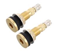 Gogogmee 2 Pcs All-copper Tubeless Tire Valve Stems for Tractor Tires Air Liquid Inflation Replacement Valves Lightweight Spare Parts for Agricultural and Industrial Wheels
