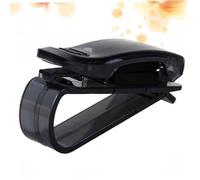 Gogogmee 2 PCS Car Visor Glasses Clip Holder Sunglasses and Note Cards Organizer for Driver Side Sun Visor Secure Auto Accessory in Black