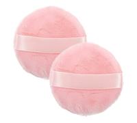 Gogogmee 2 pcs Cotton Makeup Powder Puff Washable Furry Sponge for Foundation Blush and Highlighter Application Diameter Skin Friendly and Reusable for All Makeup Needs