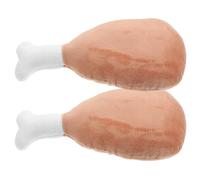 Gogogmee 2 Pcs Plush Chicken Drumstick Throw Pillows 20Cm Soft Plush Cushions for Bedroom Decor and Comfortable Rest