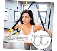 Gogogmee 2 Pcs Resistance Bands Handles Slip Steel Workout Grips for Pulley Machines and Tension Rope Training Gym Accessories for Strength and Muscle Building