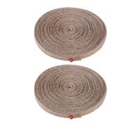 Gogogmee 2 Rolls Burlap Ribbon for Present Wrapping - Burlap Fabric Ribbon for Tree Flower Bouquet Wreaths Decor - Retro Wrapping Supplies