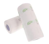 Gogogmee 2 Rolls Kitchen Cleaning Wipes Wood Pulp Paper Towels with Chic Patterns Easy Tear Multipurpose Household Kitchen Towels for Oil Grease and Food Stain Removal Each