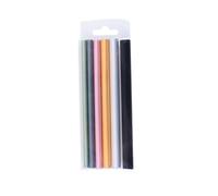 Gogogmee 2 Set 12pcs Aluminium C Curve Rod Nail Art Tips Shaping Stick Portable Manicure Tools Kit for Women French Nail and UV Gel Manicure Use