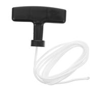 Gogogmee 2 Set Lawn Mower Starter Rope Pull Cord Handle Replacement for Chainsaw Grass Trimmer Ergonomic Plastic Handle with Rope Fast Engine Ignition for Efficient Lawn Care