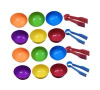 Gogogmee 2 Sets Color Counting Sorting with Bowls and Tweezers for Fine Motor Skills Development Educational Matching Game for Preschool