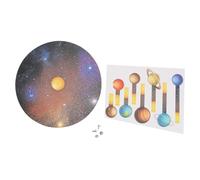 Gogogmee 2 Sets DIY Solar System Model Craft Supplies Kit for Premium Paper Material Planet Crafts Educational Planets Themed DIY Material Bags for Learning and Creativity