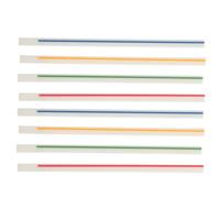 Gogogmee 2 sets Transparent Pet Reading Stickers Highlighter Strips with Adhesive Annotation Tabs for Notebooks Books Magazines Students Office Use