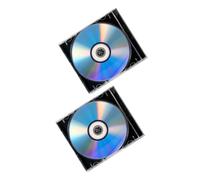 Gogogmee 2 Sets Writable Blank CD R Discs with Jewel Cases Recordable for Audio Music Phone Recording Compatible with Dvd CD Drives Stable Clear Sound Large Capacity Storage