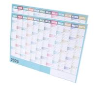 Gogogmee 2 Sets Yearly Wall Planner Oversized Large Wall Calendar Poster Writable Monthly Schedule for Home Office School Family Organization