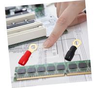 Gogogmee 20 Pairs Copper Battery Terminal Connector Ring Cable Lug Ends with Heat Shrink Insulated Sleeves for Secure Crimp Electrical Connections