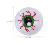 Gogogmee 20 Pcs Bouncing Plastic Eyeballs Halloween Decor Mixed Color Fake Eye Balls for Party Props and Photo Shoots Horror Accessories