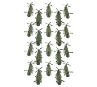 Gogogmee 20 Pcs Military Aircraft Models Plastic Helicopter for Boys Desktop Display and Adventure Room Decoration
