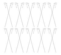 Gogogmee 20 Sets Rc Plane Control Horns Pushrod Connector Linkage Stoppers for Fixed Wing Model Aircraft DIY Parts for Airplane Repairs and Projects