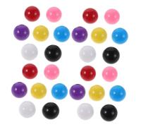 Gogogmee 200PCS Chinese Checkers Marbles Plastic Game Balls for Color Sorting Counting Math Learning Educational Tool with Bright Colors Replacement Beads for Classroom and Family Games