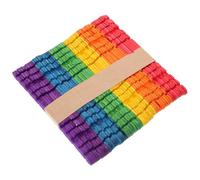 Gogogmee 200Pcs Colored Serrated Ice Cream Sticks Multi-Function Craft Popsicle DIY Sticks for Summer Party Dessert Shop Safe Smooth Surface
