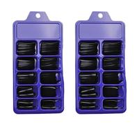 Gogogmee 200pcs False Nails Full Cover Ballerina Nail Tips Extra Long Press for Graceful Style False