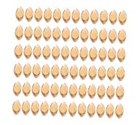 Gogogmee 200pcs Flat Back Acrylic Rhinestones for Sewing DIY Craft Materials Shiny Light Gold Drill Gems Sewing Diamond Accessories for Dress Clothes Bags Shoes Hats Decoration