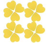 Gogogmee 200pcs Heart-shaped Remover Pads for Nail Polish and Eyelash Extensions Soft Disposable Cotton Pads for Gel Nails and Lash Glue Cleaning Wipes for Salon and Home Use