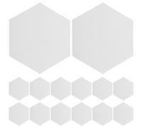 Gogogmee 200pcs Hexagon Quilting Templates Patchwork Quilts Template Paper Material Versatile Craft Application Compatible Hand and Machine Quilting Suitable for Beginner and Expert