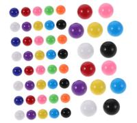 Gogogmee 200pcs Plastic Game Replacement Marbles Balls for Chinese Checkers Marble Run Assorted Math Teaching Balls for Counting Sorting and Probability Learning