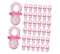 Gogogmee 200pcs Small Pacifiers for Shower Game Mini Acrylic Pacifiers As Shower Decoration Ideas for Gender Reveal Party Supplies
