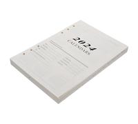 Gogogmee 2024 A5 6-Ring Planner Refill Pages, 176 Sheets English Lined Loose Leaf Paper for Professional Binder, Replaceable Compact Notebook Inserts for Daily Study and Office Organization