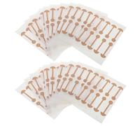 Gogogmee 20pcs Adhesive Nasal Contouring Strips for Nostril Reshaping, Self-stick Dumbbell Shape Nose Shaper, Elastic Wing Lifting Patches for Men and Women Facial Slimming