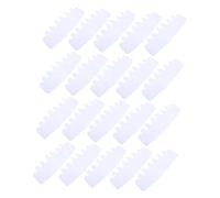 Gogogmee 20pcs Baseball Cap Support Hat Shaper Insert Lightweight Felt Inner Liner for Shape Retention Breathable Nonwoven Fabric Comfort Upgrade for Daily Wear and Outdoor Activities White