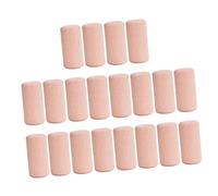 Gogogmee 20Pcs Beech Building Blocks Geometric Cylinder for Educational Stacking Blocks for Creative Play Smooth Finish for Safe Use for DIY Crafts