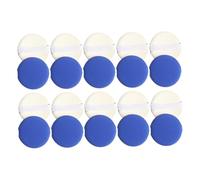 Gogogmee 20pcs Blue Dual-use Makeup Sponge Powder Puff for Face Foundation Application Dry and Wet Compatible Cosmetic Sponges Suitable for Daily Beauty Makeup