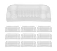 Gogogmee 20pcs Car Door Latch Guard Cover: Doors Strike Protector Silencer - Automotive Side Protection Cushion - Automotive Exterior Accessories Transparent