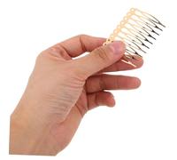 Gogogmee 20pcs DIY Hair Comb Clips Kit for Women Fine Textured Metal Side Combs with Teeth for Updo Bun Bridal Wedding Veil Smooth Hair Accessory Materials for Crafting Unique Hairpieces