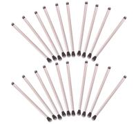 Gogogmee 20pcs Double-ended Makeup Brushes with Soft Bristles and Precision Application for Eyeshadow Blending in Your Daily Makeup Routine, Aluminium Handles with Artificial Fiber