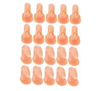 Gogogmee 20pcs Kiss False Nails Nail Beauty Prop Hand Prosthetic Finger Model for Art Design Practice