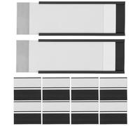 Gogogmee 20pcs Magnetic Label Holders for Shelves Channel Price Tag Clips with Easy Installation for Warehouse Supermarket Library Classification and Efficient Goods Management