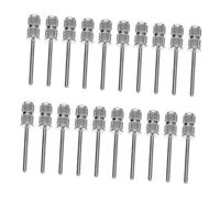 Gogogmee 20pcs Manicure Nail Drill Bits Sanding Bands Replacement Nail Drill Heads for Pedicure Art Tools Corrosion-resistant Polish Grinding Accessories