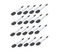 Gogogmee 20pcs Microphone Shaped Silicone Eyeshadow Brush Set for Professional Use with Skin-friendly Material, Dense Sponge Applicator Brush for Precise Eye Shadow Makeup