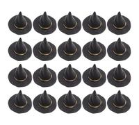Gogogmee 20Pcs Mini Black Witch Hats for Crafts Small Miniature Doll Hats Halloween Party Decorations Tiny Witch Covers for Dollhouse and DIY Halloween Accessories