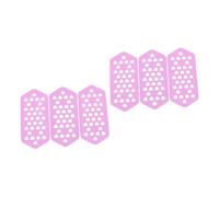 Gogogmee 20pcs Non-trace Hairdressing Sheets Colorful Hair Extension Tools for Salon Use High Temperature Resistant for Seamless Extensions Random Color