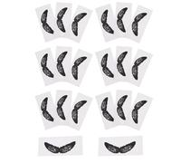 Gogogmee 20Pcs Nose Hair Waxing Stickers Plastic Bead Depilation Beard Protectors with Styling Stickers for Facial Hair Grooming