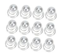 Gogogmee 20pcs Pearl Spiral Hair Pins for Women Braided Hair Clips Screw Styling Accessories for Weddings Garden Parties Beach Events