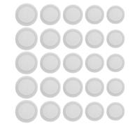 Gogogmee 20pcs Piggy Bank Hole Cap Stopper - Silicone Coin Bank Plug Replacement - Saving Box Stopper Round Closure Accessories for Money Box Making