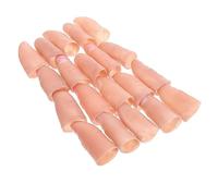 Gogogmee 20pcs Real Thumb Sleeves for Stage Performance Authentic Fake Finger Cots for Performer Tricks and Props for Entertainers