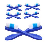 Gogogmee 20pcs Short Handle Safe Toothbrush for Prisons Detention Centers Psychiatric Hospitals Portable Correctional Tooth Brush with Rounded Edges for Secure Use and Travel Convenience