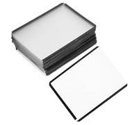 Gogogmee 20pcs Transparent Plastic Card Protector Sleeves with Black Border for Trading Cards Board Games Wear-Resistant Covers for Easy Identification and Storage