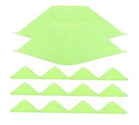 Gogogmee 20pcs Triangle Soccer Training Cones for Football Basketball Agility Drills Lightweight Plastic Exercise Markers for Speed and Skill Development