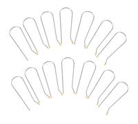Gogogmee 20pcs U-shaped Hot Roller Clips for Hair Curlers Metal Perming Rollers Clamp Heat-resistant Quick Heating for Styling